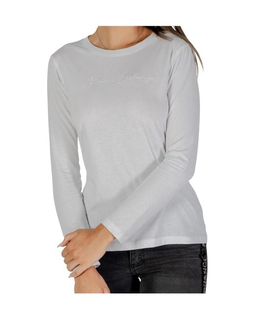 ARMANI EXCHANGE Gray Round-Neck T-Shirt