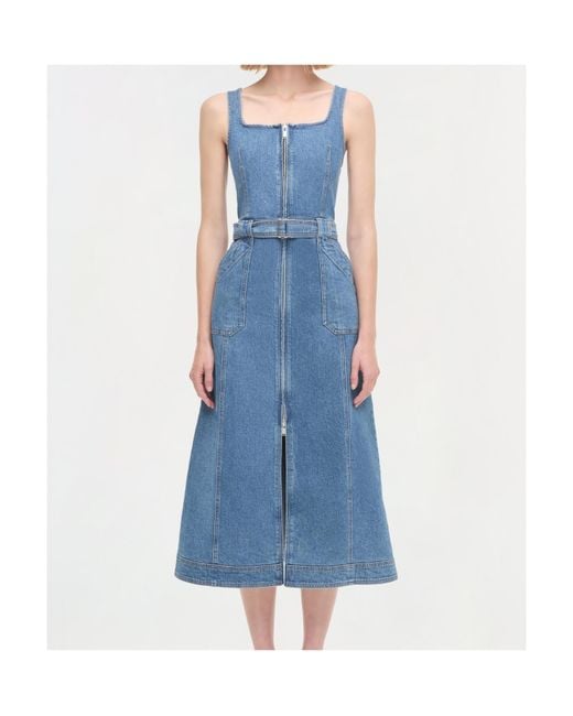Jonathan Simkhai Blue Manson Dress
