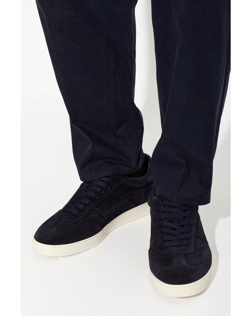 Kiton Black Lace-Up Sneakers for men