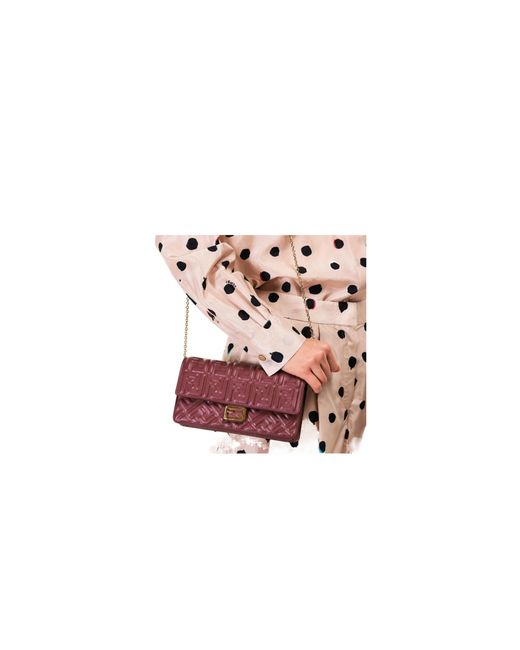 Fendi Purple Chain Wallet