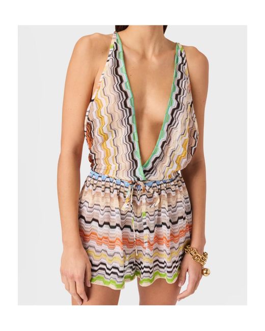 Missoni White Short Jumpsuit