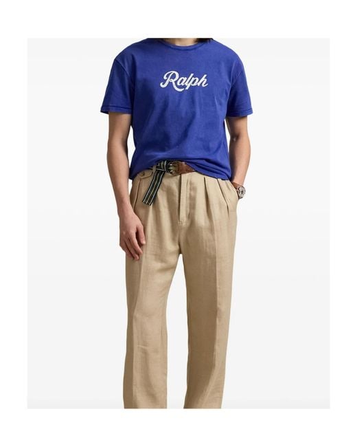 Polo Ralph Lauren Blue The Ralph Logo T-Shirt for men