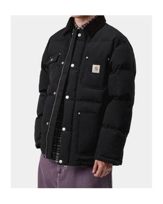 Carhartt Black Rayler Corduroy Collar Jacket for men