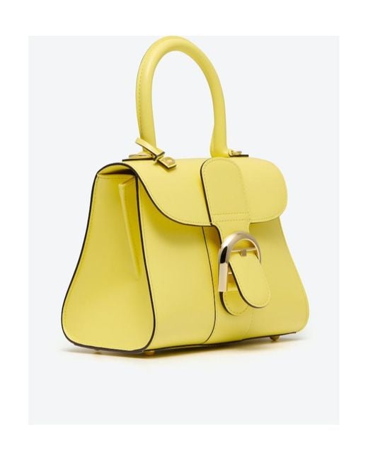 Delvaux Yellow Brillant Mini Tote Bag
