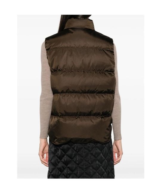 Prada Brown Sleeveless Down Vest