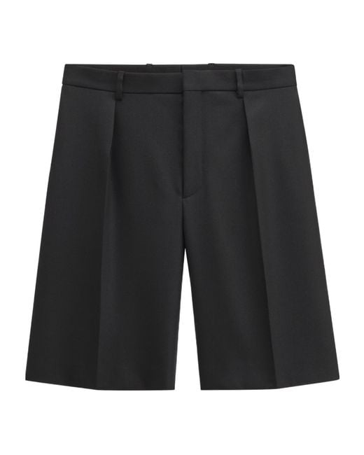 Dior Black Belt Loop Shorts for men