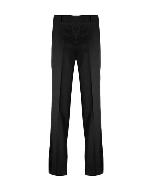McQueen Black Straight-Leg Trousers for men