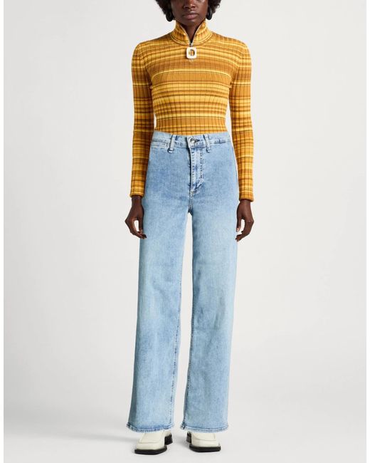 Rag & Bone Blue Plain Colour Straight-Leg Jeans