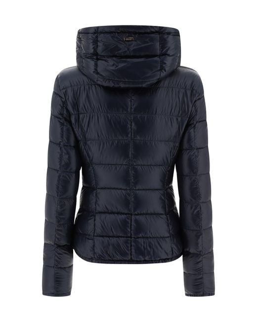 Herno Black Hooded Down Jacket