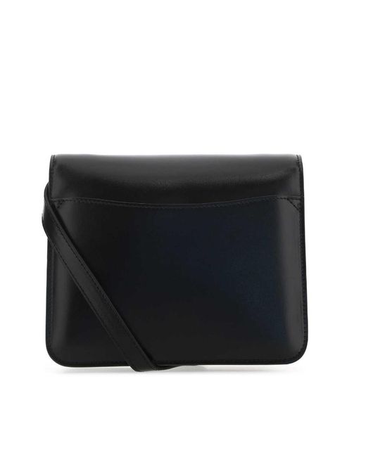 Chloé Black Chloé Kattie Foldover Crossbody Bag