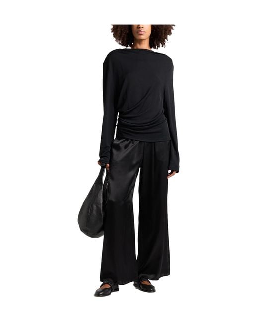 Jacquemus Black Solid-Color Long-Sleeve Top