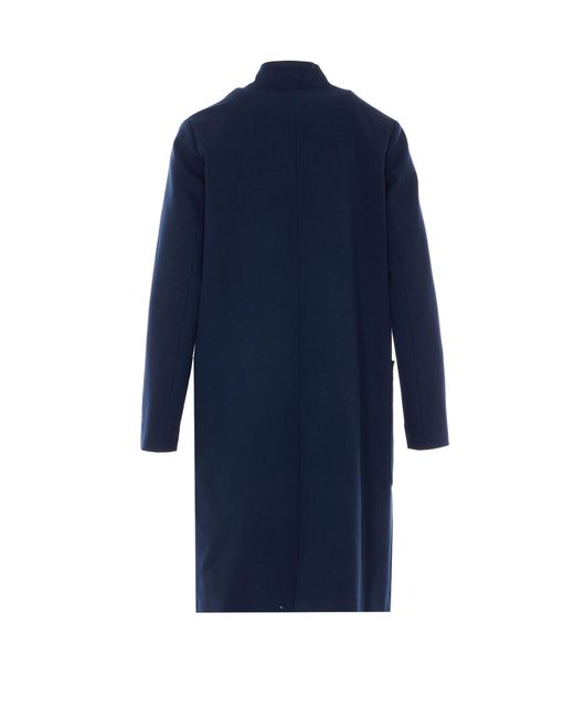 Circolo 1901 Blue Single-Breasted Coat