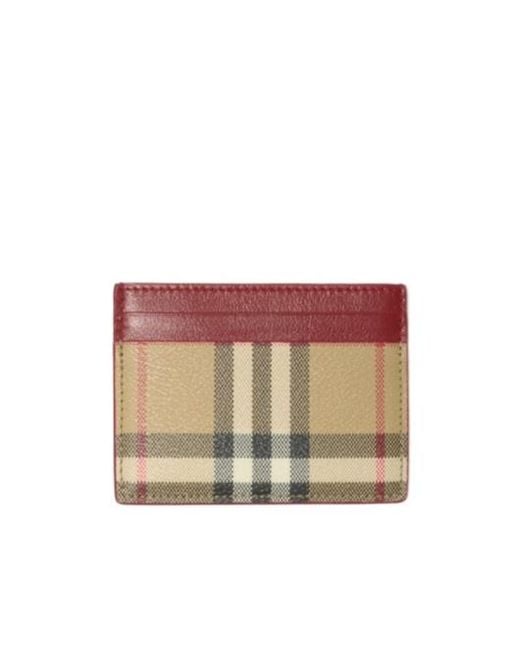 Burberry Multicolor Check Card Case