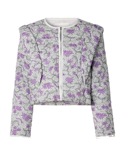 Isabel Marant Purple Drew Jacket