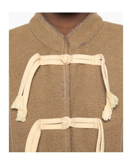 Uma Wang Natural Long-Sleeved Casual Jacket