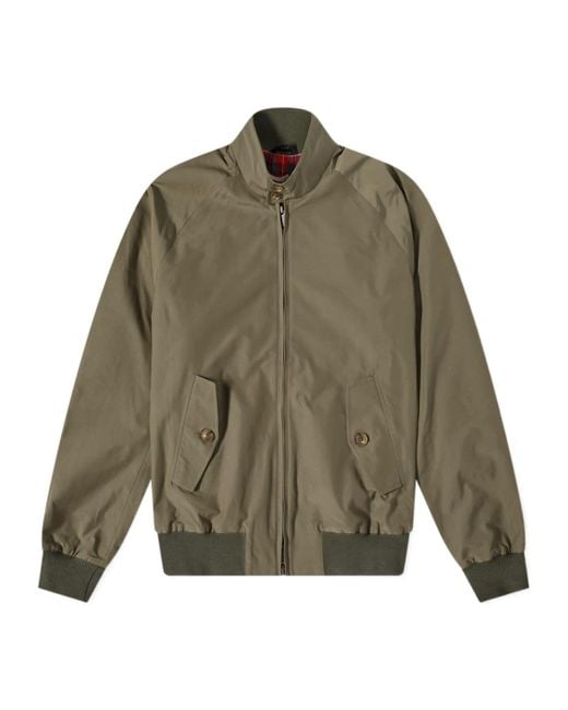 Baracuta Green Long-Sleeved Casual Jacket for men
