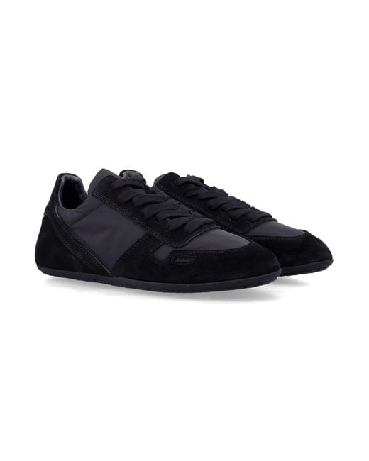 Rick Owens Blue Minimal Low-Top Sneakers for men