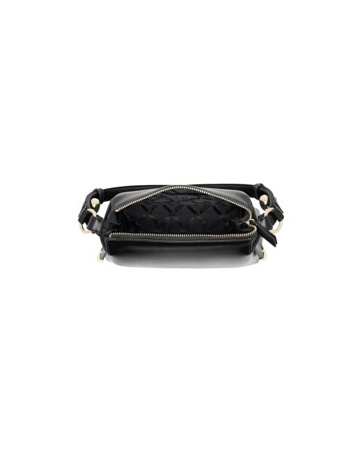 ARMANI EXCHANGE Black Logo-Print Shoulder Bag