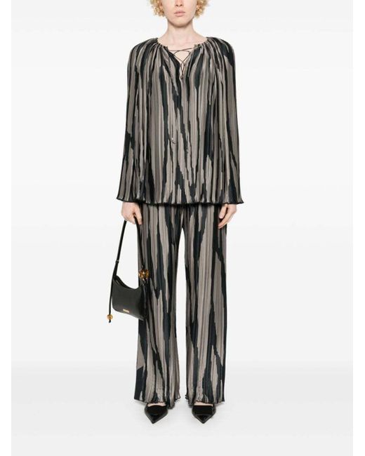 Lanvin Black Long-Sleeved Blouse