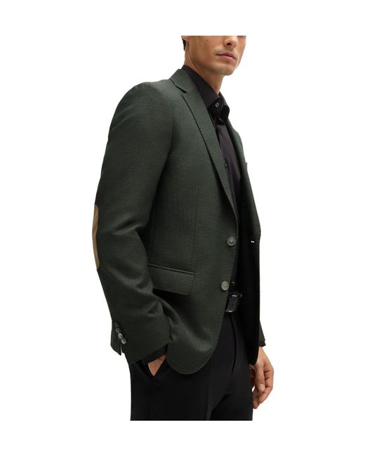 Boss Black Single-Breasted Blazer for men