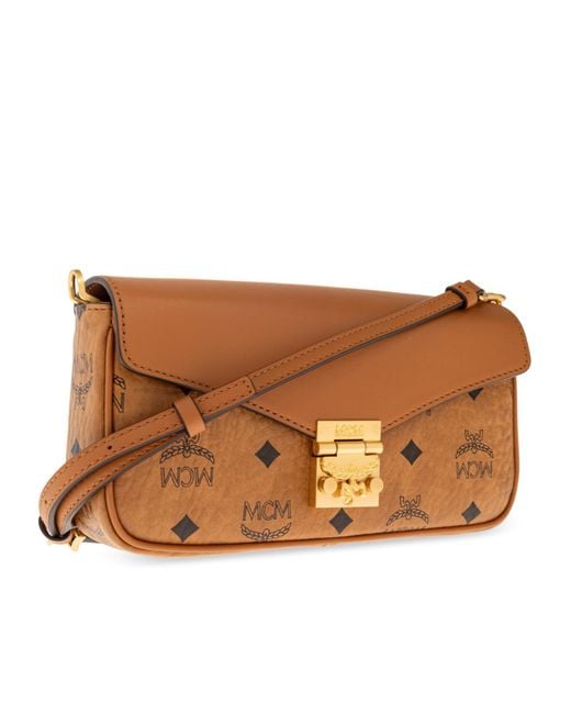 MCM Brown Tracy Crossbody Bag