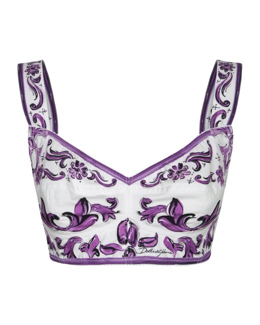 Dolce & Gabbana Purple Dolce & Gabbana Tops