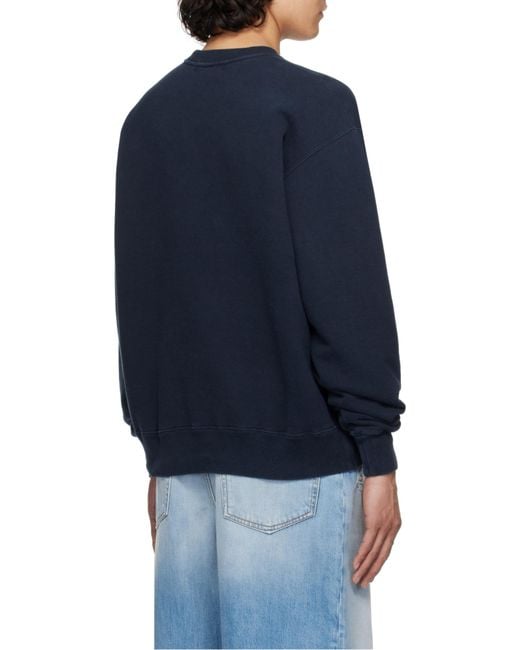 Ambush Blue Crew Neck Sweatshirt for men