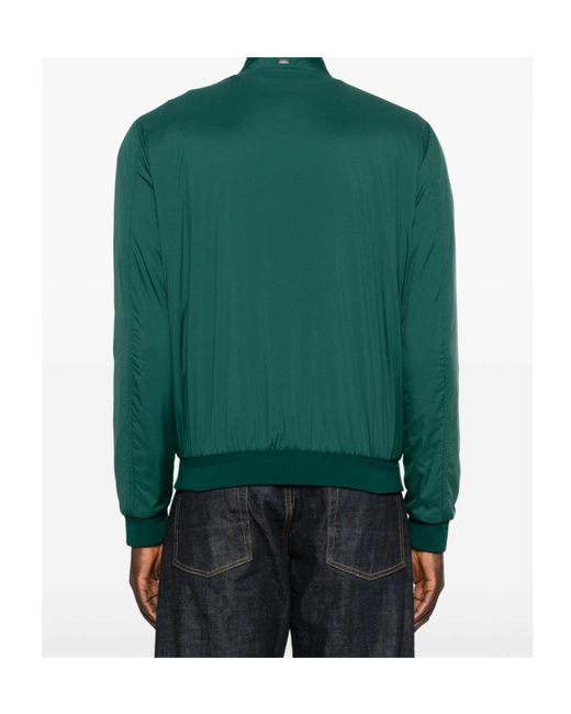 Herno Green Zip-Up Jacket for men