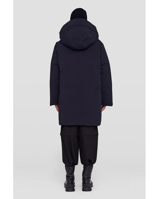 Jil Sander Blue Zipper Long Style Down Jacket