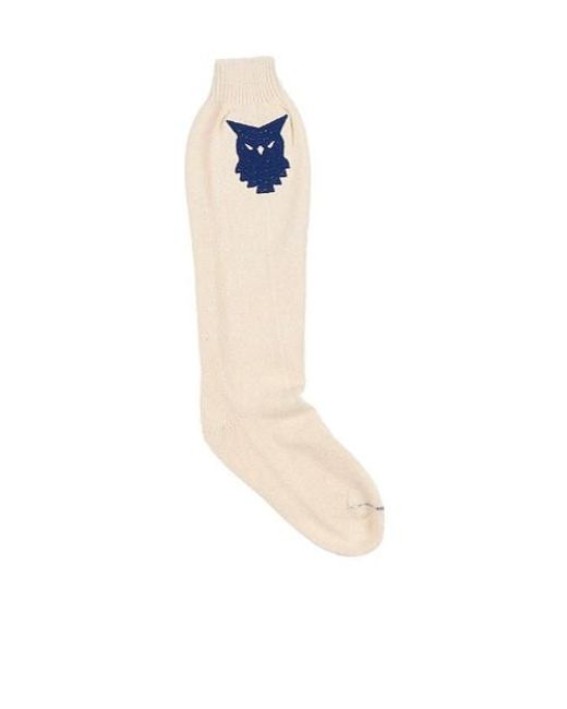 Maison Margiela White Solid Colour Socks