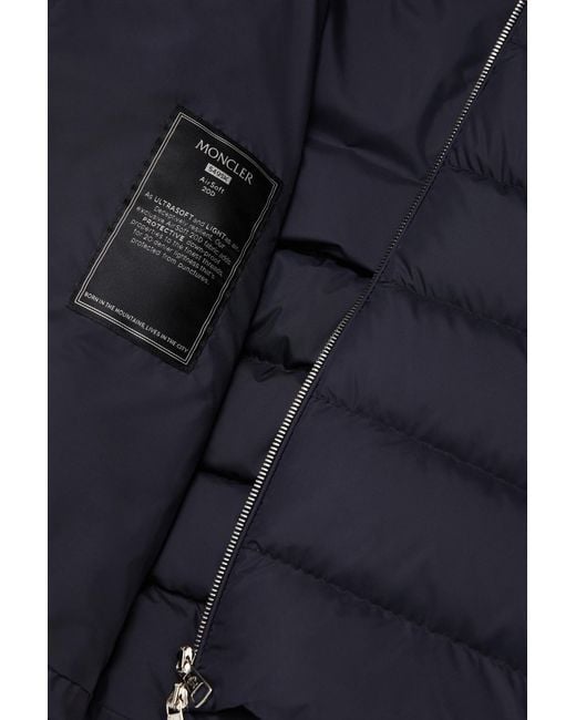 Moncler Blue Zip-Up Long-Sleeved Jacket for men
