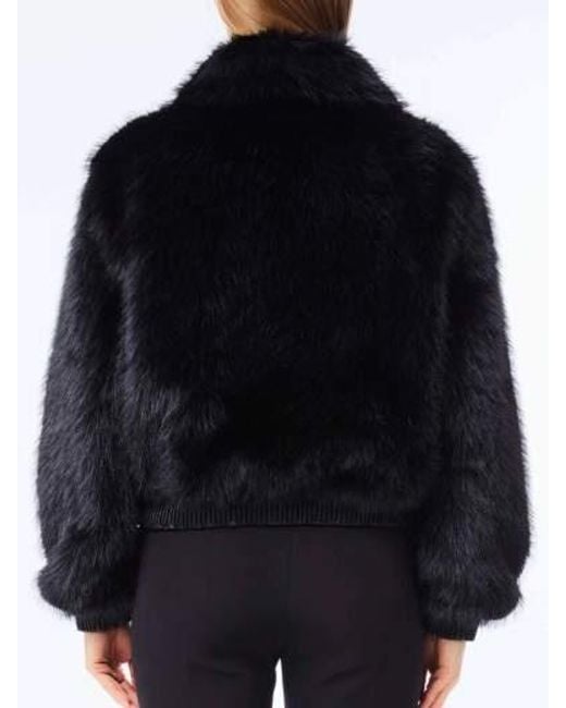 Liu Jo Black Pocket Detail Buttoned Jacket