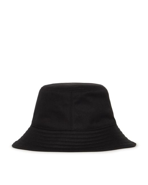 Givenchy Black Logo Embroidered Bucket Hat for men