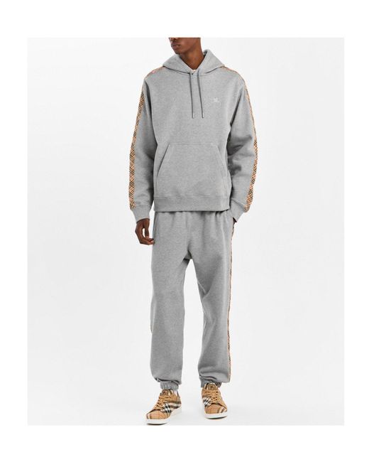 Burberry Gray Solid Color Casual Pants for men