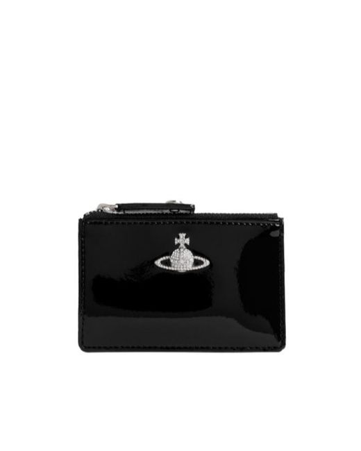Vivienne Westwood Black Slim Long Card Holder
