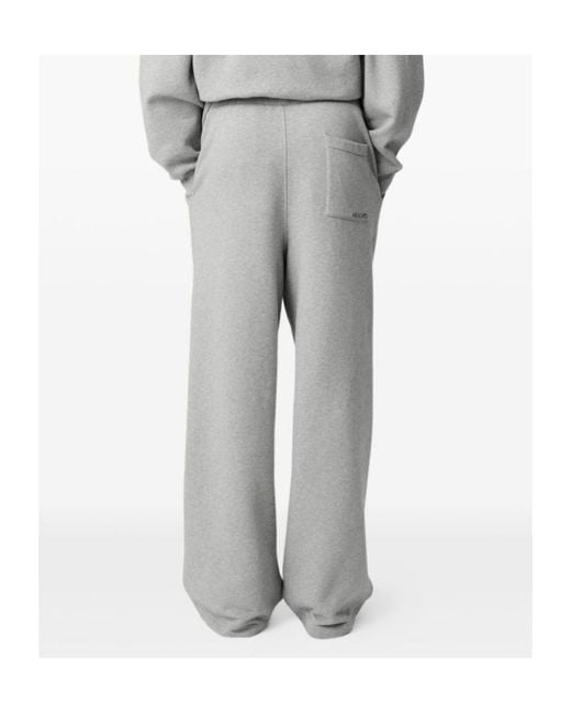 Axel Arigato Gray Trey Wide-Leg Track Pants for men