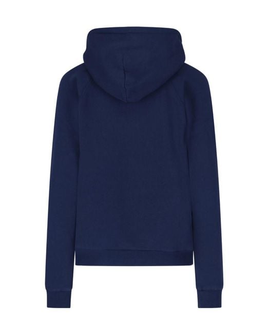 Polo Ralph Lauren Blue Logo Embroidered Hoodie