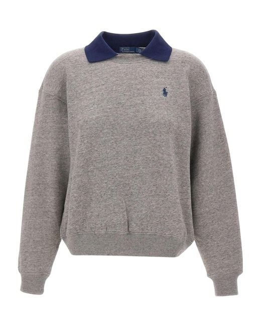 Polo Ralph Lauren Gray Long-Sleeve Sweatshirt