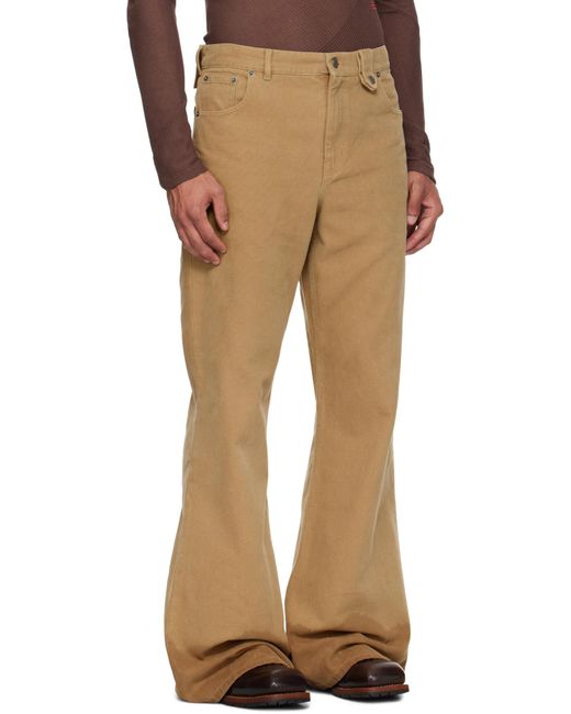 Egonlab Samy Wide Leg Jeans in Natural for Men | Lyst