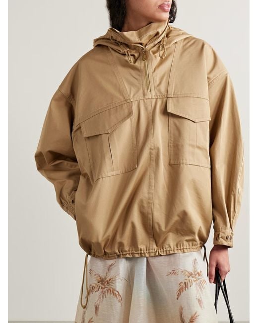 Zimmermann Natural Hooded Jacket