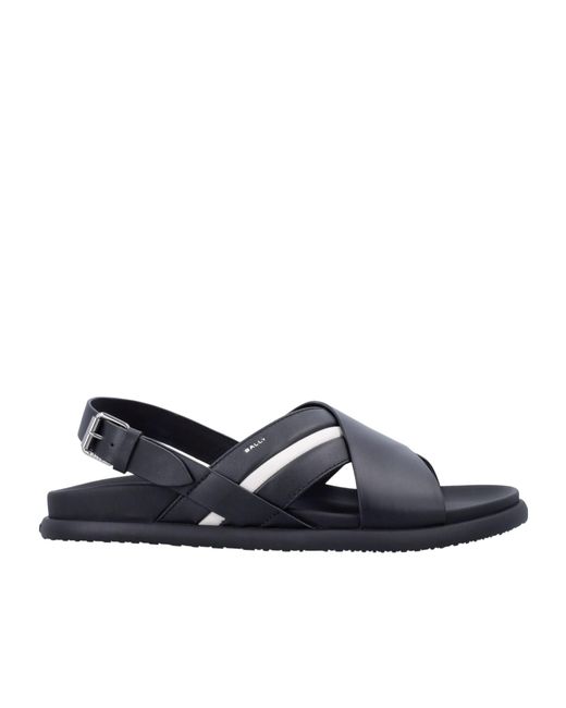 Bally Blue Nevada Buckled Sandals for men