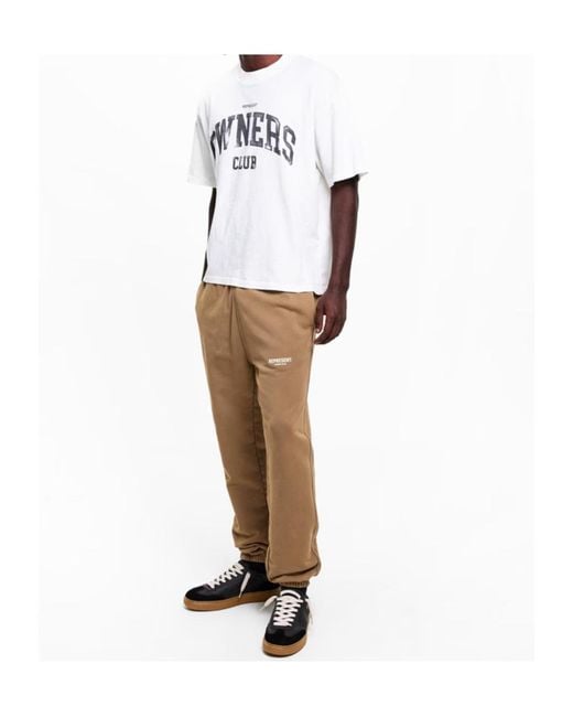 Represent Natural Logo Track Pants for men