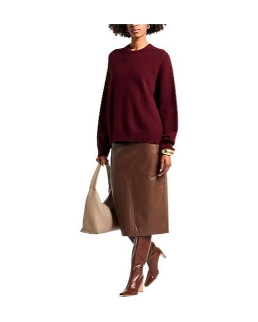 Maison Margiela Red Long Sleeves Jumpers