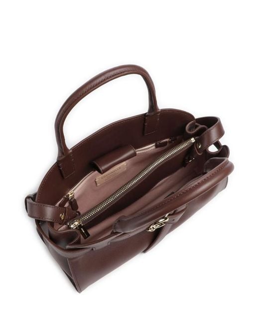 Coccinelle Brown Belted Top Handle Shoulder Bag