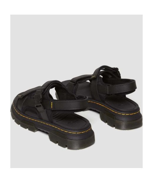 Dr. Martens Black Forster Poly Webbing Sandals for men