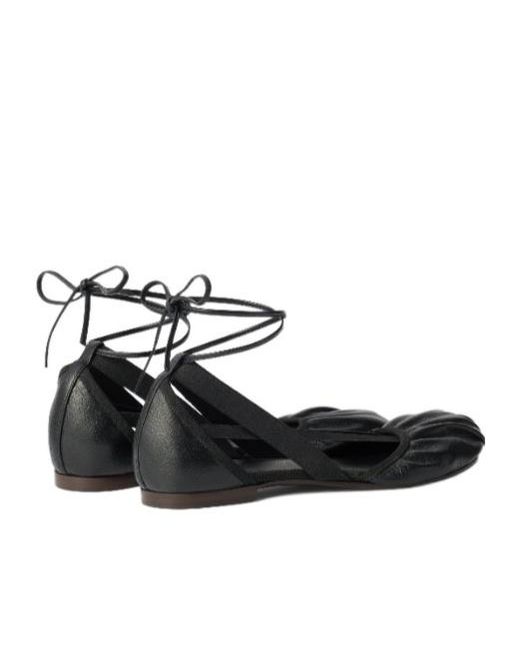 Lemaire Black Flat Pedille Ballerinas