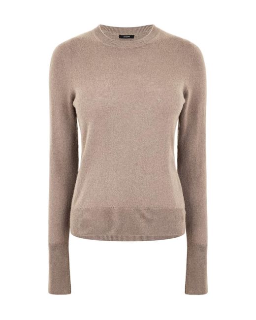 Joseph Natural Crew Neck Long Sleeve Sweater