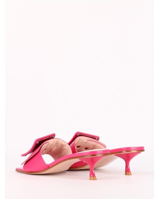 Roger Vivier Pink High-Heeled Sandals