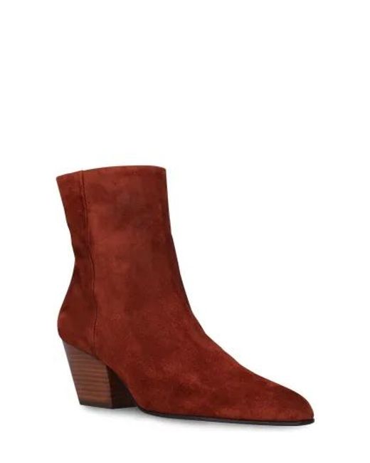 Paris Texas Brown Jane Pointed Short Boots
