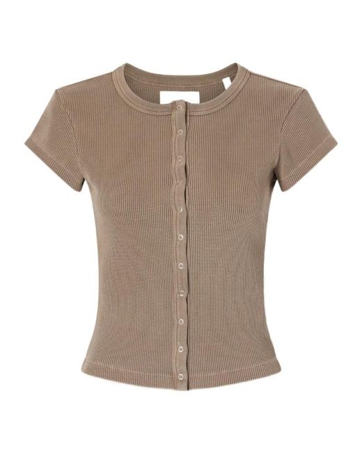 Citizens of Humanity Natural Tabi Ribbed Knit Cardigan